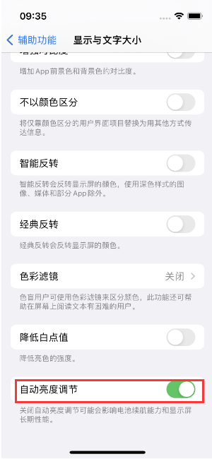 平原苹果15维修店分享iPhone 15 Pro系列屏幕亮度 