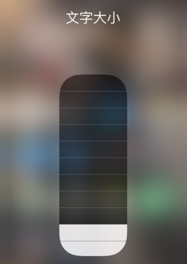 平原苹果手机维修分享小技巧：在 iPhone 控制中心快速调节字体大小 