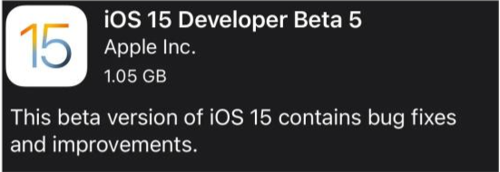 平原苹果手机维修分享如何升级到iOS15.0 beta5 